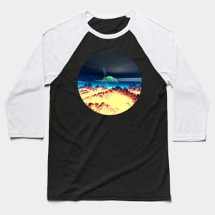 Space Art -Planet Olderades - Lunar View Baseball T-Shirt